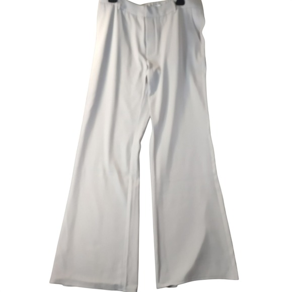 Area Stars Pants - Area Stars Womens‎ Wide Leg Trousers Light Grey Elastic Back Pants Size M NEW